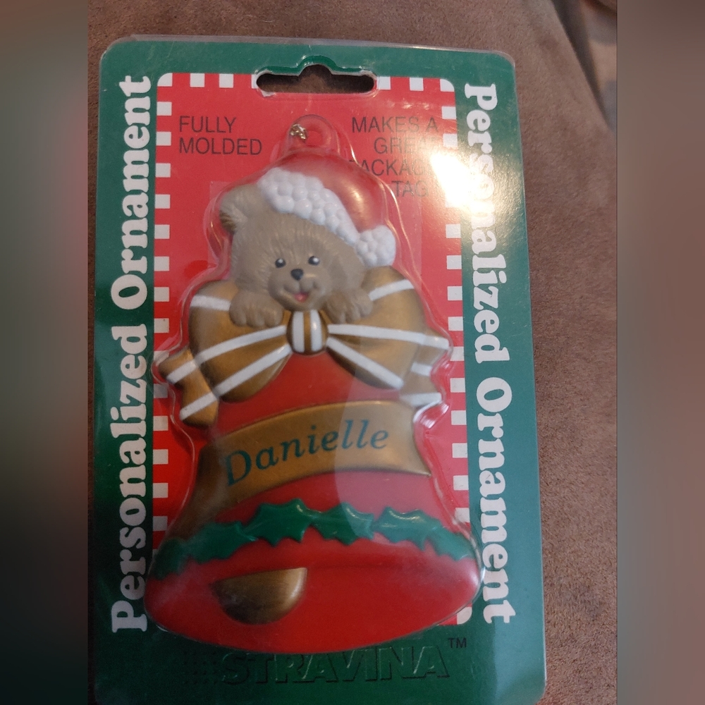 🎄 Danielle ornament/gift tag vintage